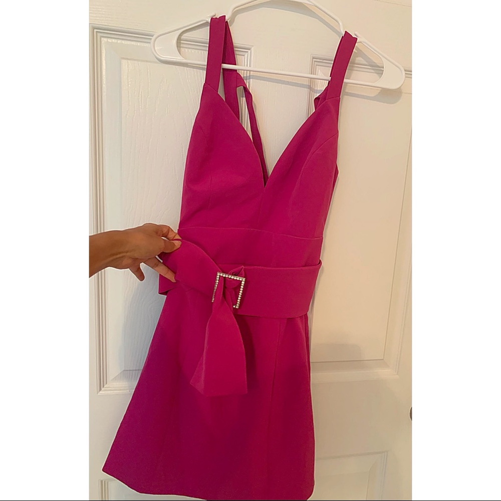 Fucsia Bebe Cocktail Dress